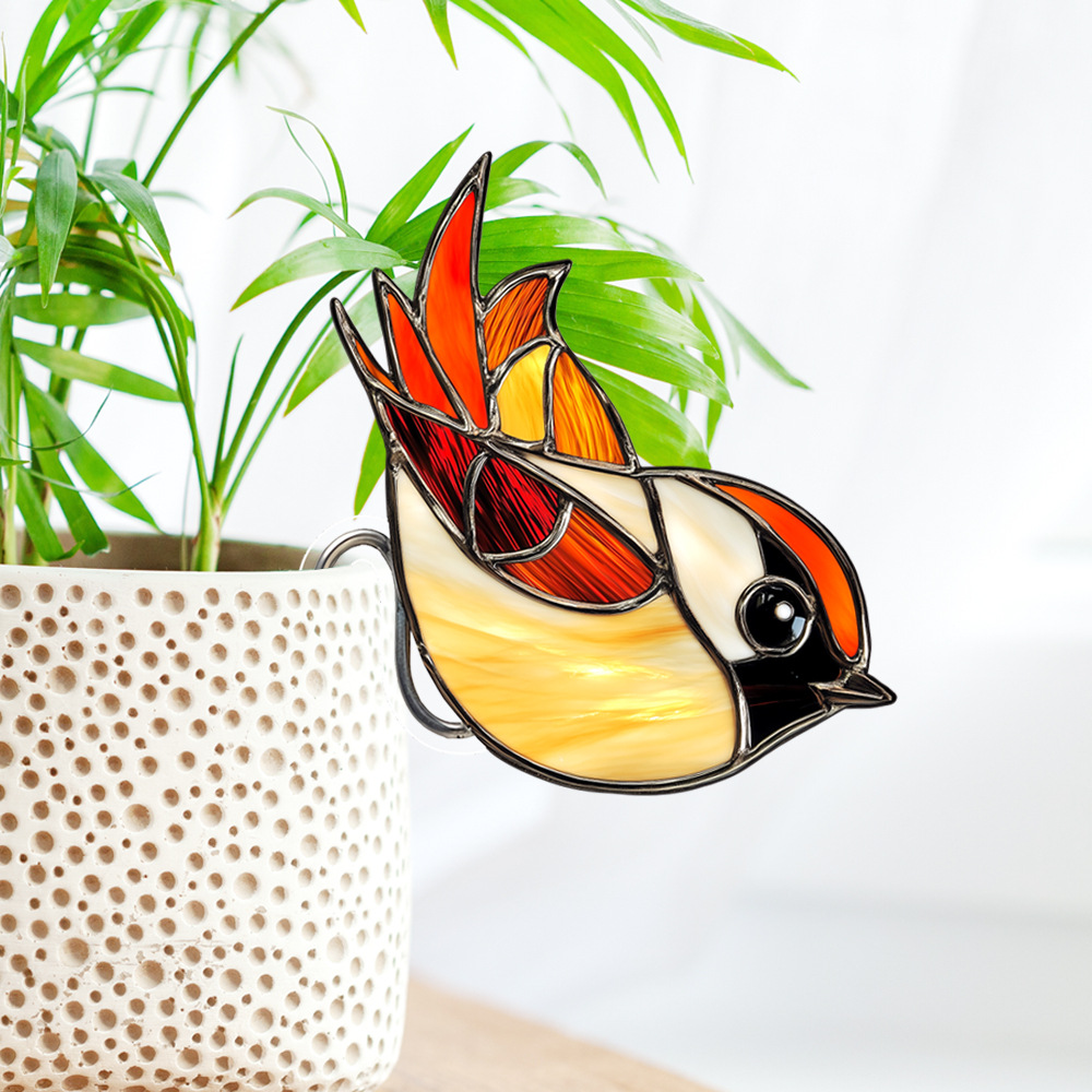 🔥Stained Glass Kingfisher Suncatcher Decoration