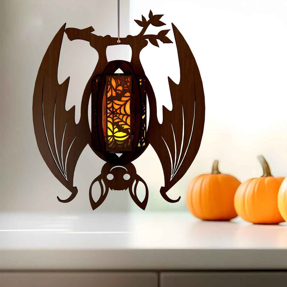 Halloween Deocrative Bat Lantern
