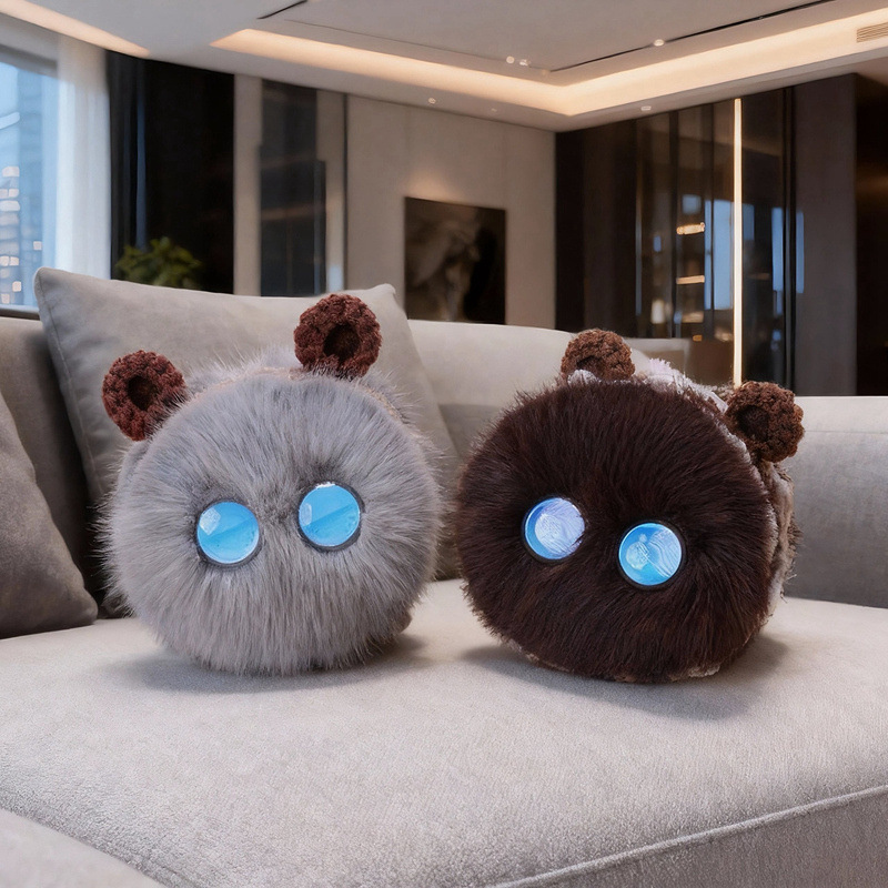 AI-Powered Plushie with Expressive Eyes · Healing Every Moment You Spend Alone