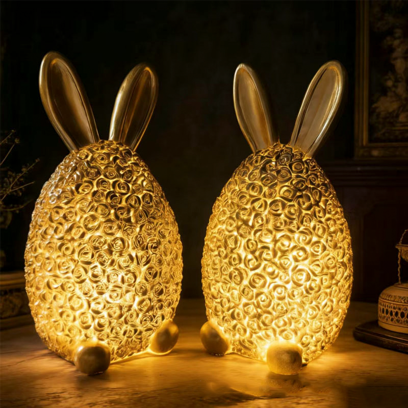 Rose Rabbit Easter Decoration