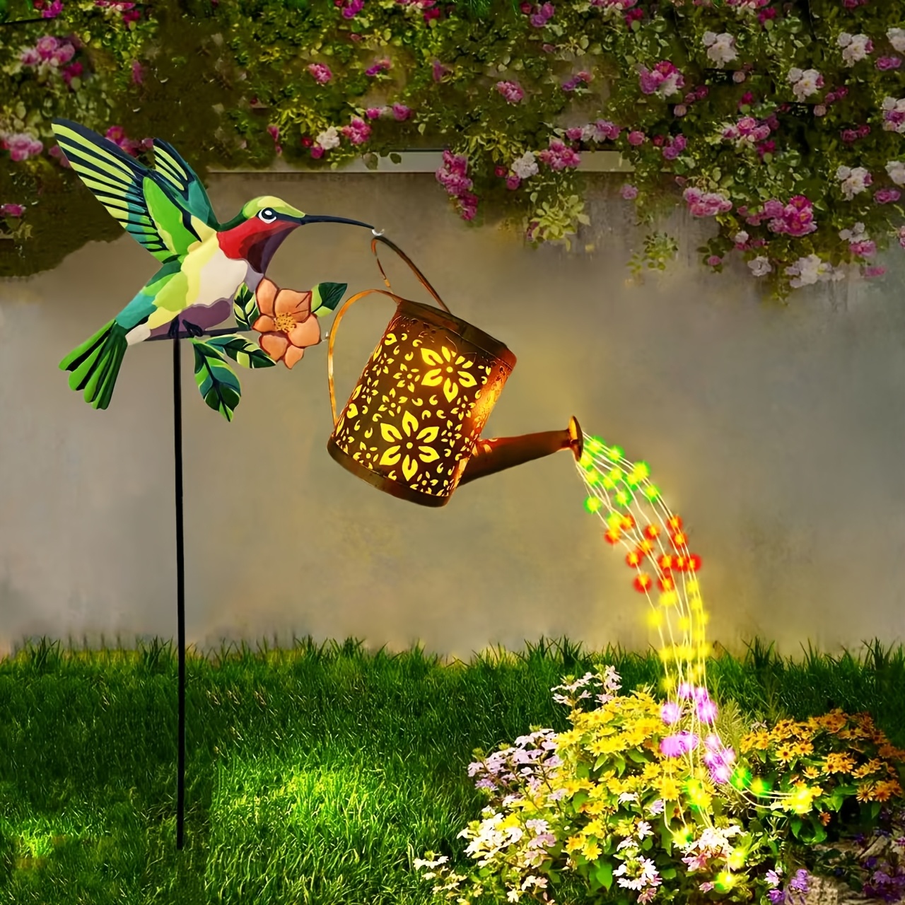 Hummingbird Outdoor Solar Lights