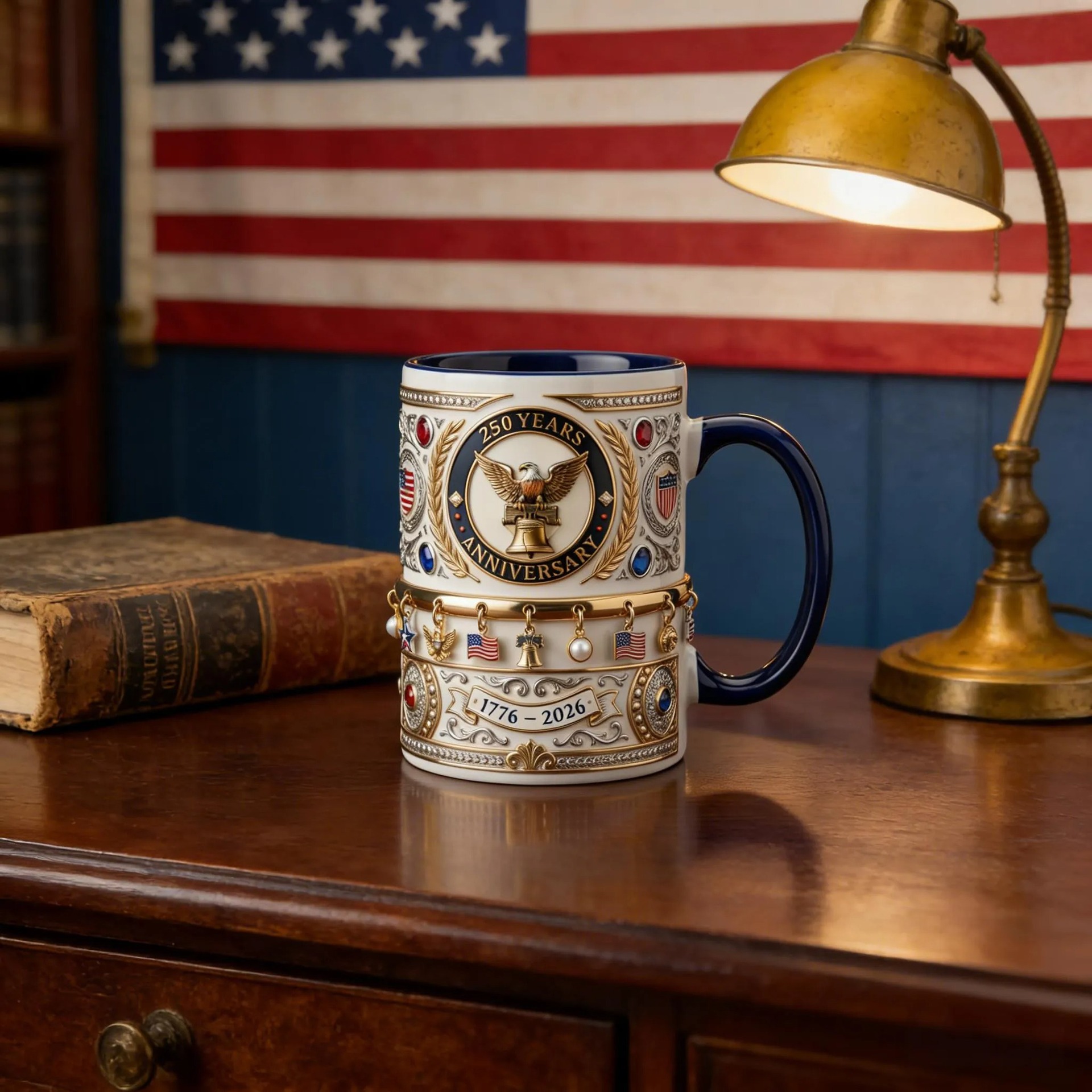 Celebrate250 Years of American Heritage---250th Anniversary Commemorative Mug