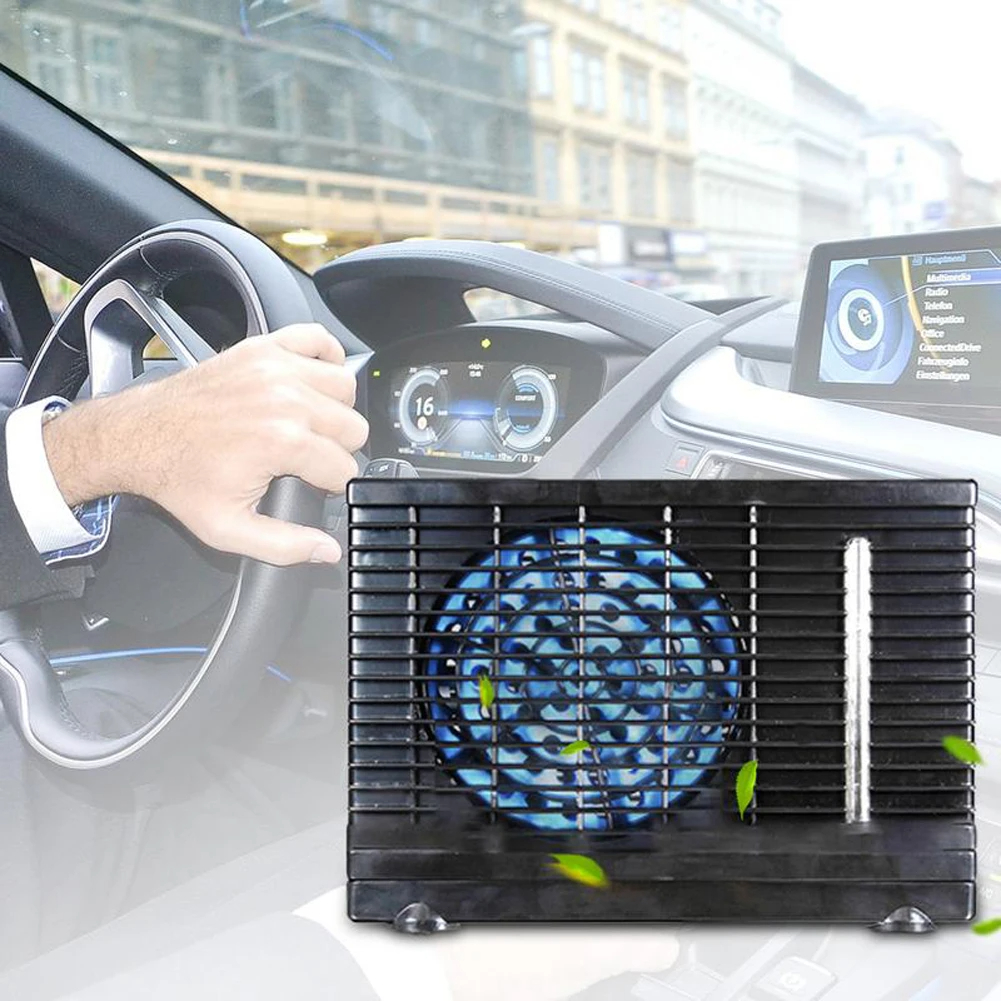 12V Electronic Car Cooler Adjustable Portable Cooling Fan 