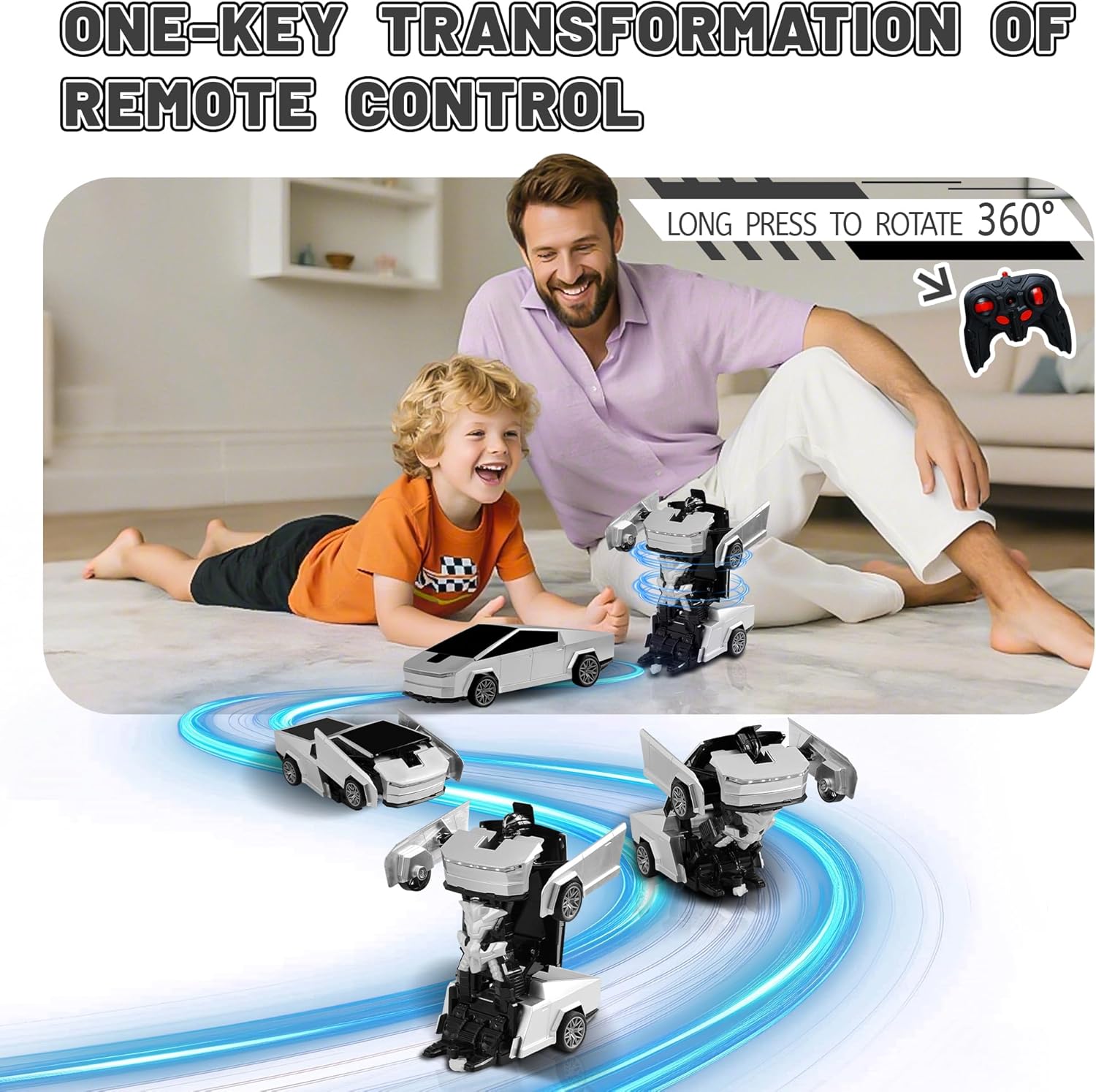 Remote Control Car Cyber-Inspired Transformer Toys