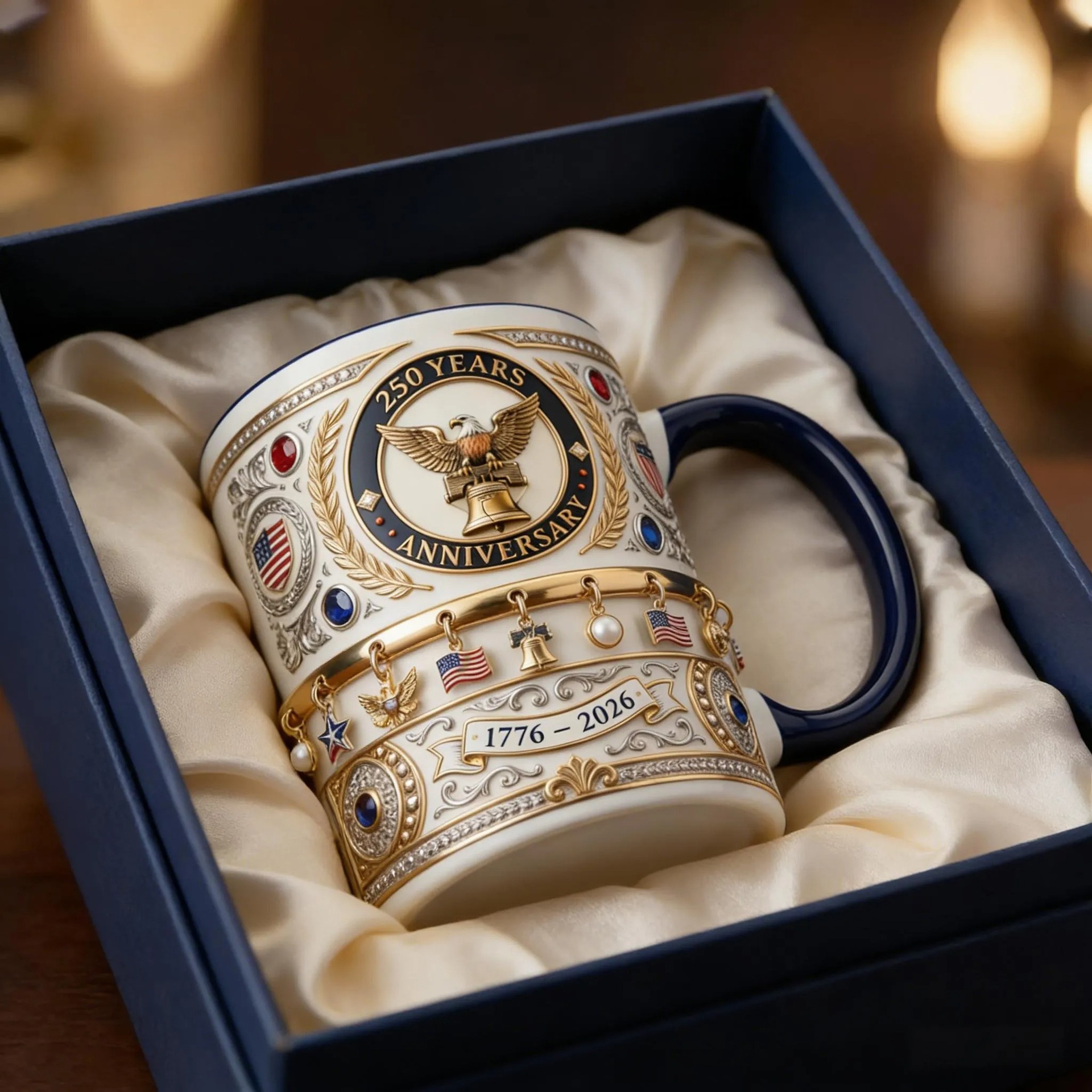 Celebrate250 Years of American Heritage---250th Anniversary Commemorative Mug