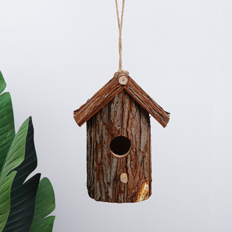 Wooden Hummingbird House