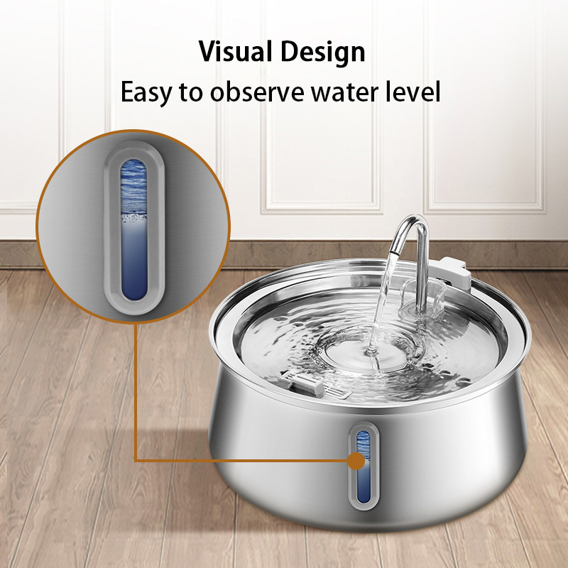 Petsboro™ Stainless Cat Water Fountain