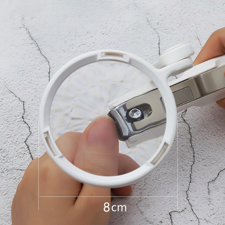Portable Nail Clippers With Magnifier