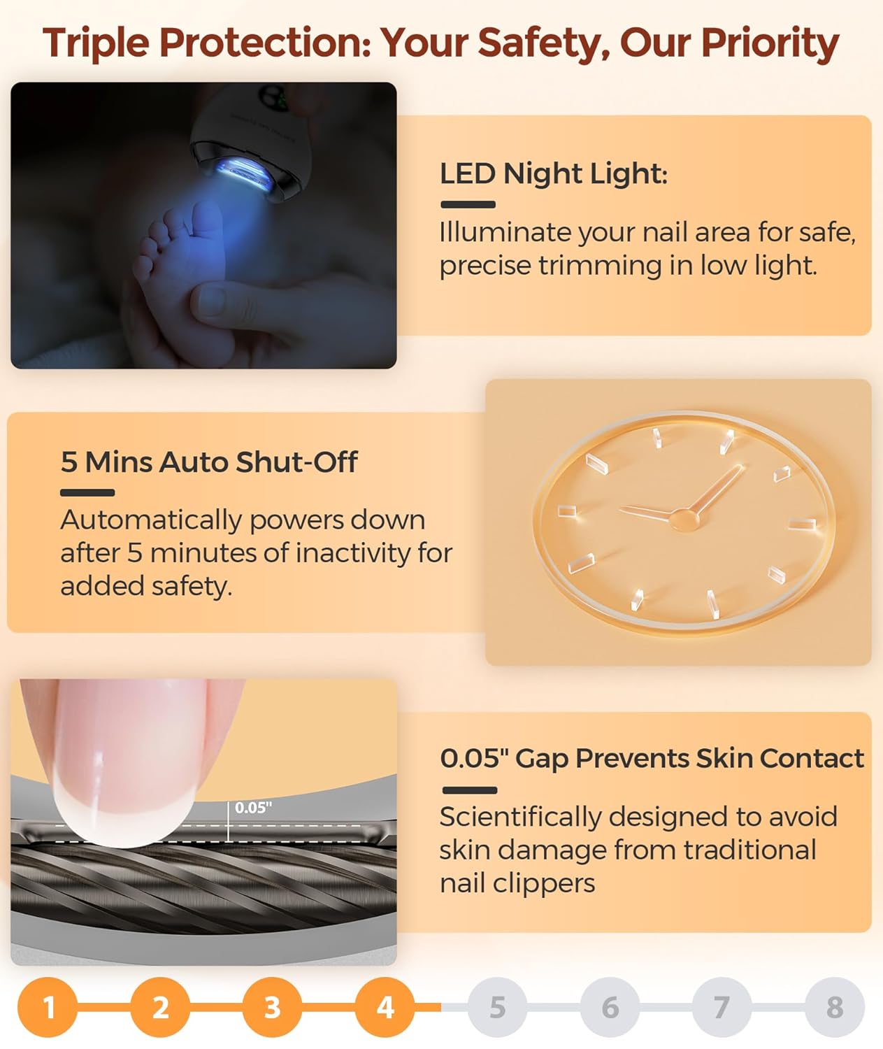 Automatic Electric Nail Clipper