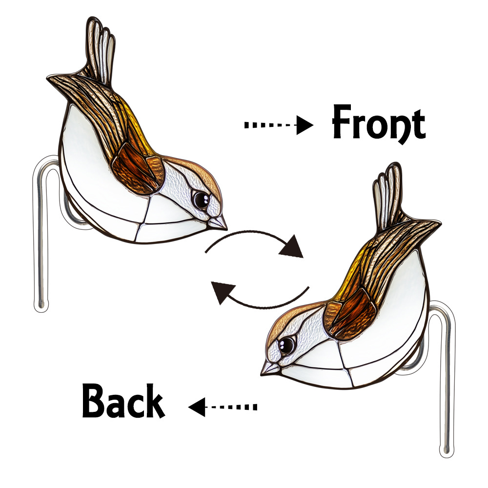 🔥Stained Glass Kingfisher Suncatcher Decoration