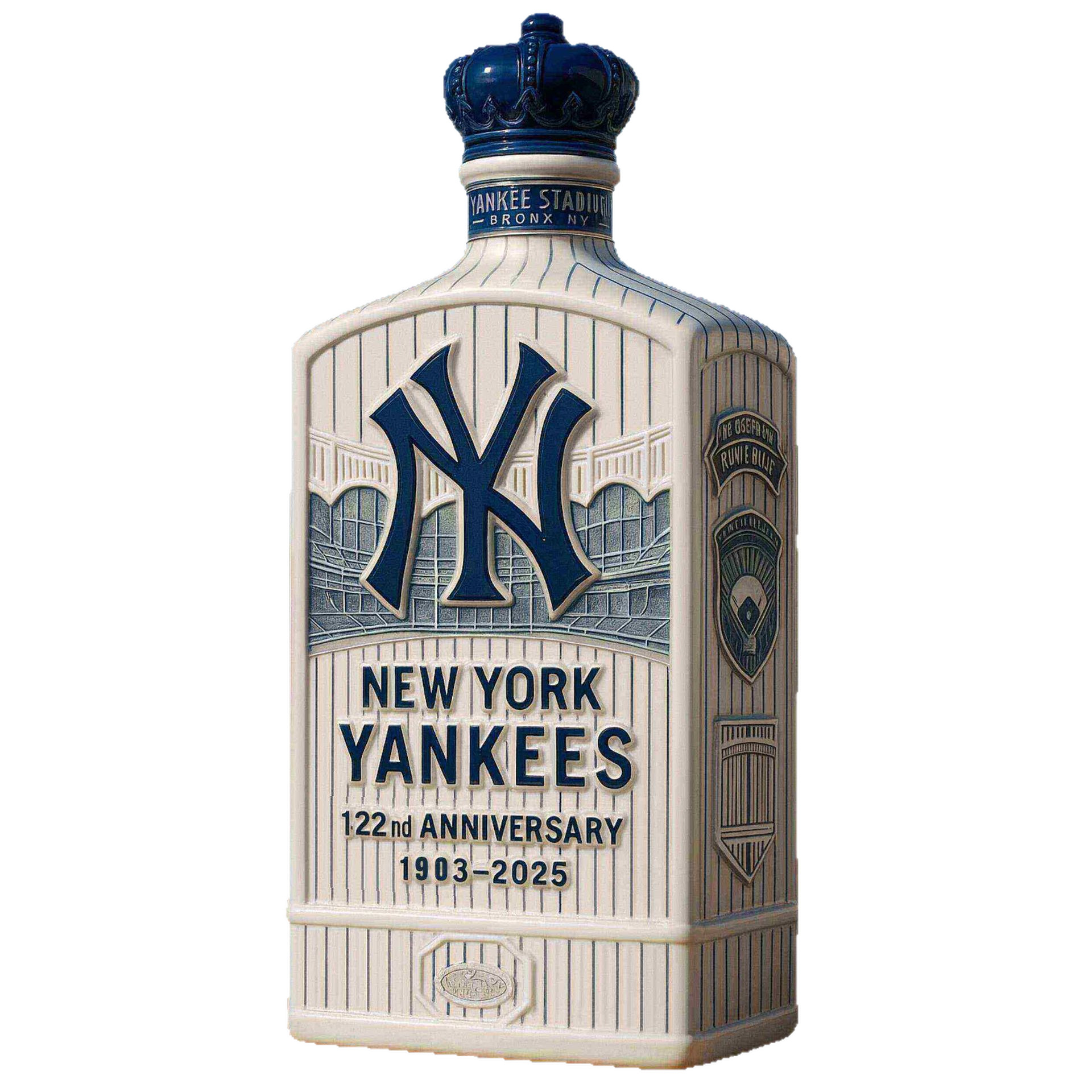 New York Yankees122nd Anniversary Limited Edition Whiskey Bottle
