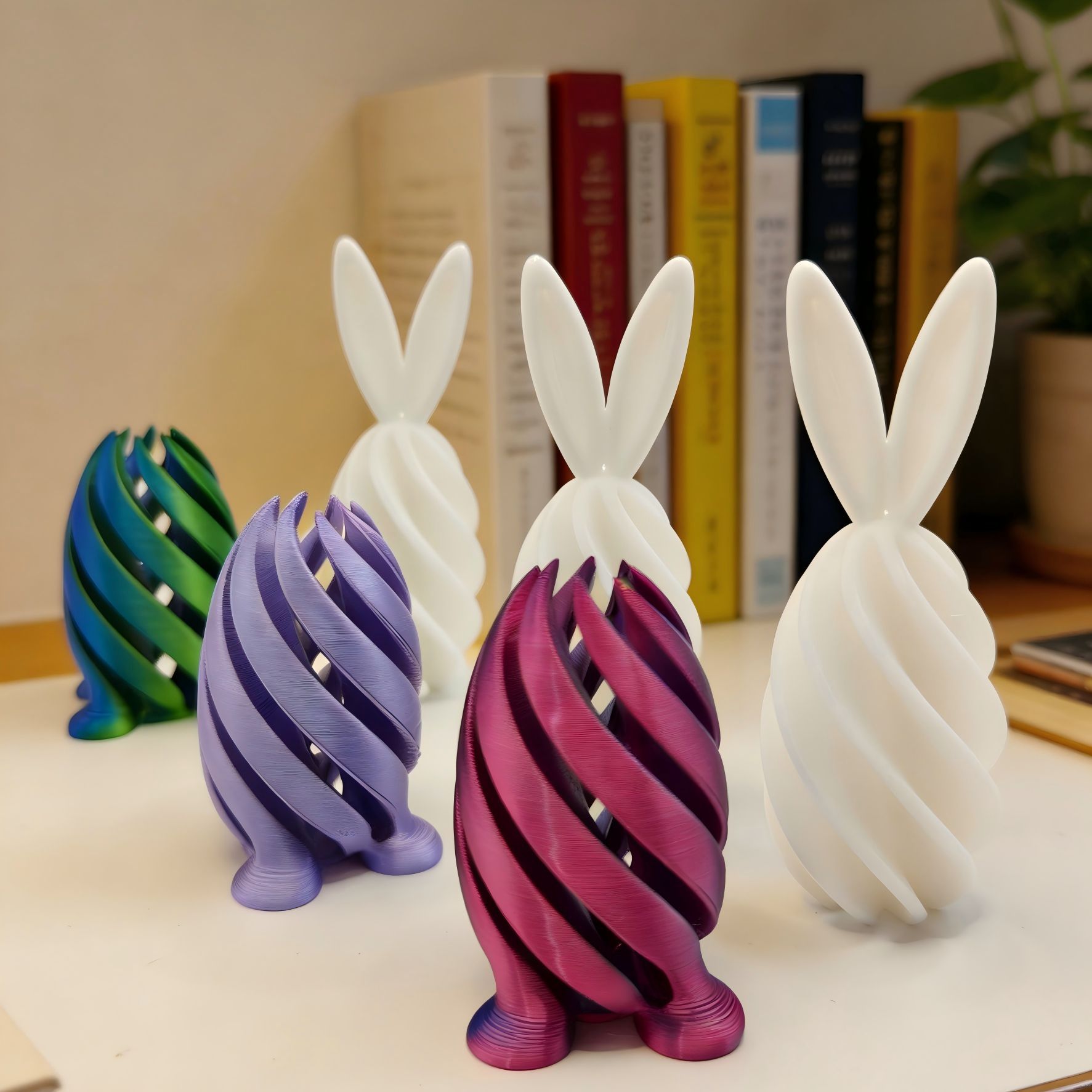 Easter Spiral Stress Relief Bunny Eggs 