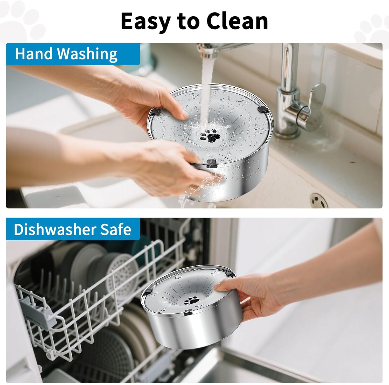 Dog Water Bowl No Spill