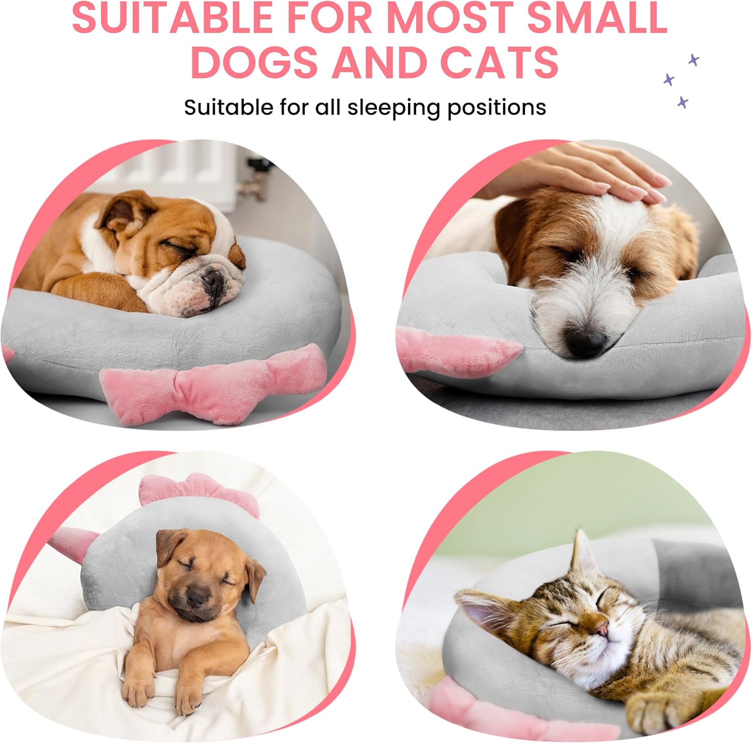 Dog Calming Pillow - Soft Neck Pillow for Dogs