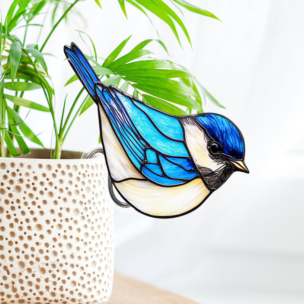 🔥Stained Glass Kingfisher Suncatcher Decoration
