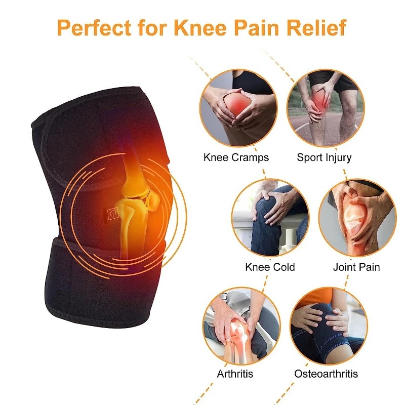  USB Heating Knee Brace Support for Arthritis