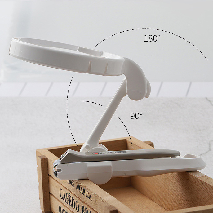 Portable Nail Clippers With Magnifier