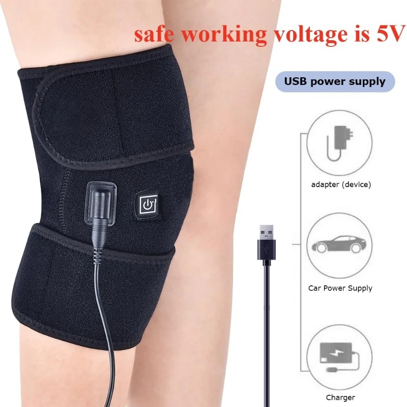  USB Heating Knee Brace Support for Arthritis