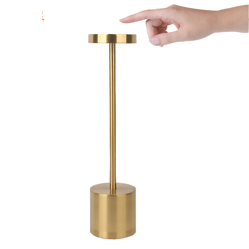 Cordless Dimmable Metal Table Lamp