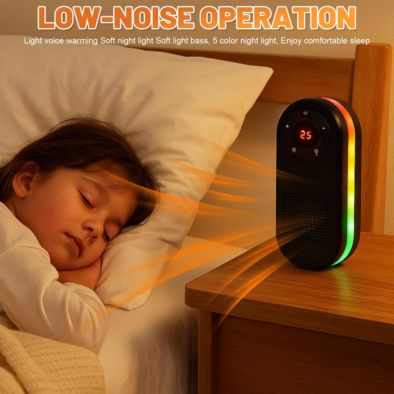 Socket Fan Heater with Remote Control