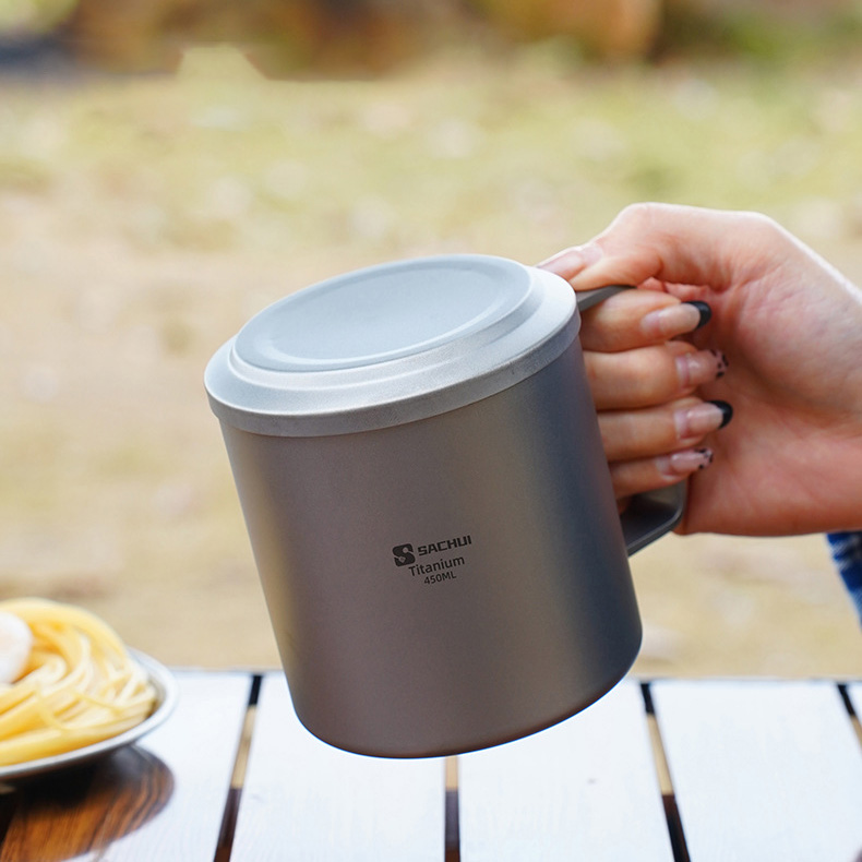 The Unbreakable Pure Titanium Mug - Shatterproof & Bacteria-Resistant