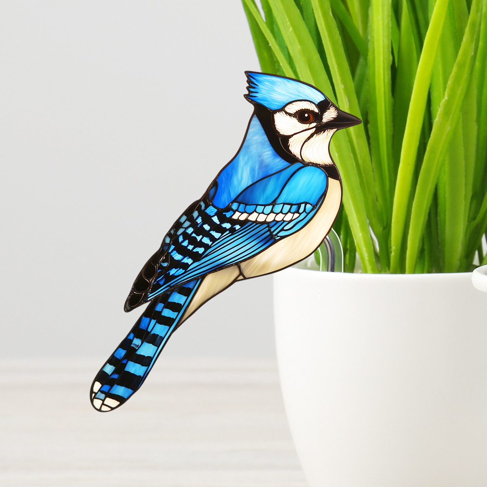 🔥Stained Glass Kingfisher Suncatcher Decoration