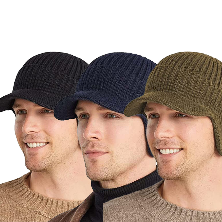 ☃️Elastic Warm Ear Protection Knitted Hat