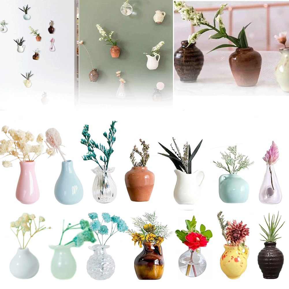 💛Spring Sale💐Mini Ceramic Magnetic Vase