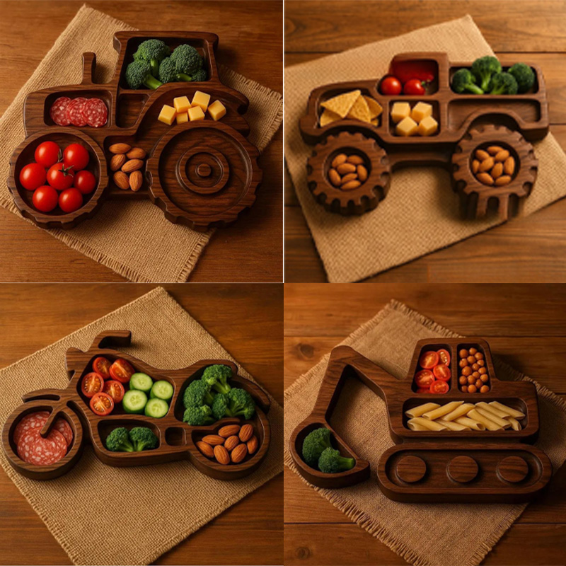 Wooden Vehicle Charcuterie Platter