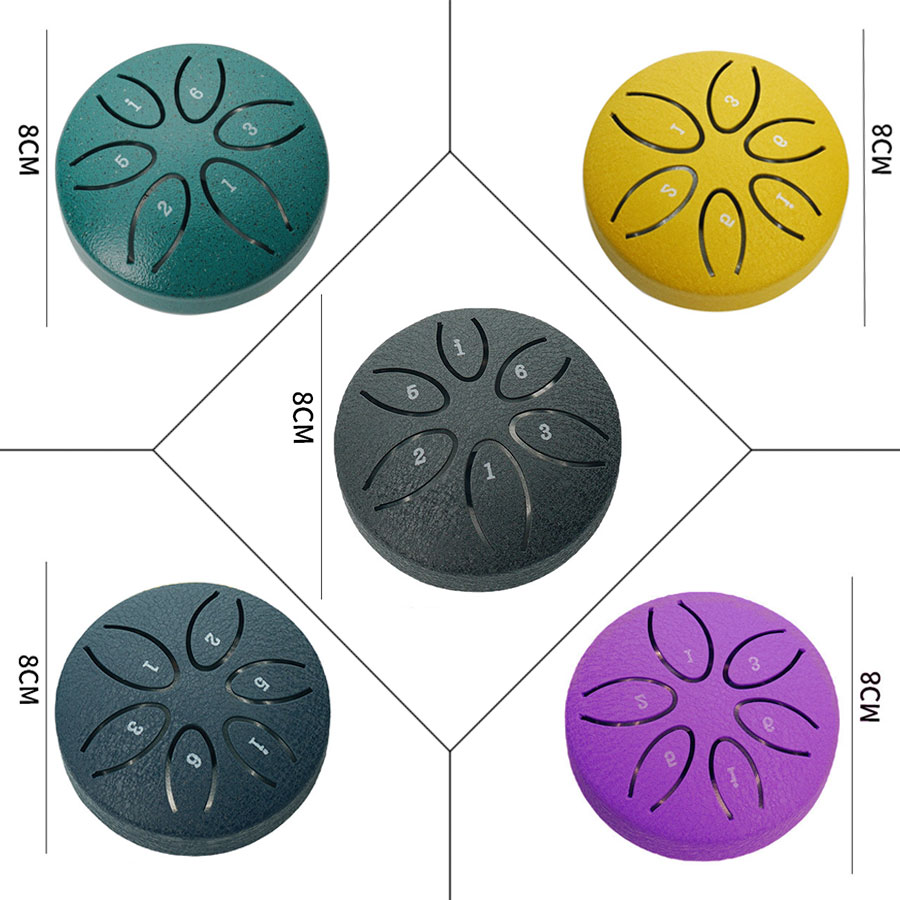🎁 49% OFF 🎵 Buddha Stones Mini Steel Tongue Drum Kit(3 Inch)