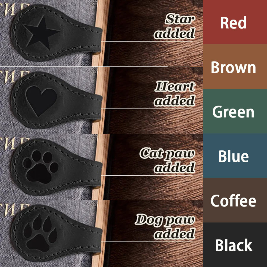 🔥Personalized Magnetic Leather Bookmark