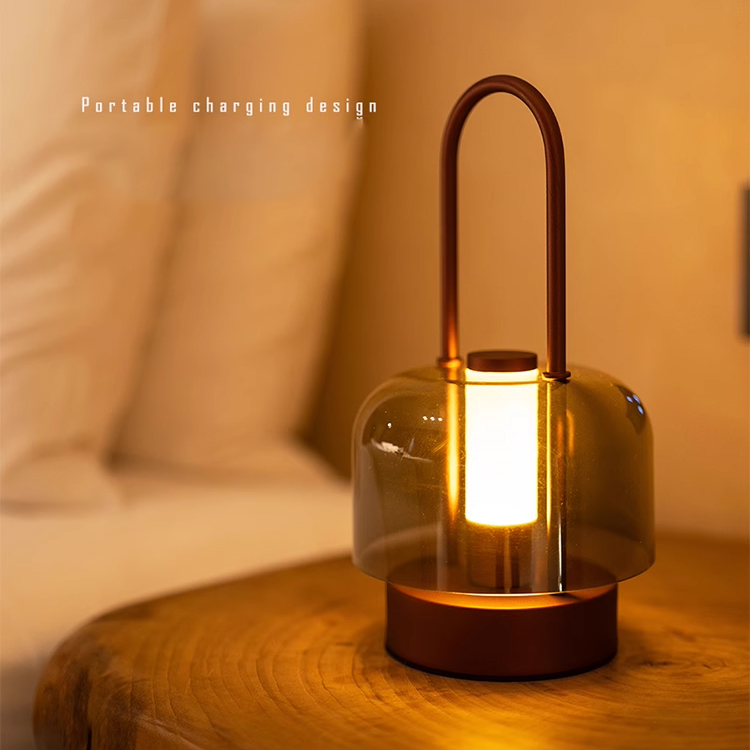 Portable Cordless Rechargeable Waterproof Atmosphere Desk Lamp