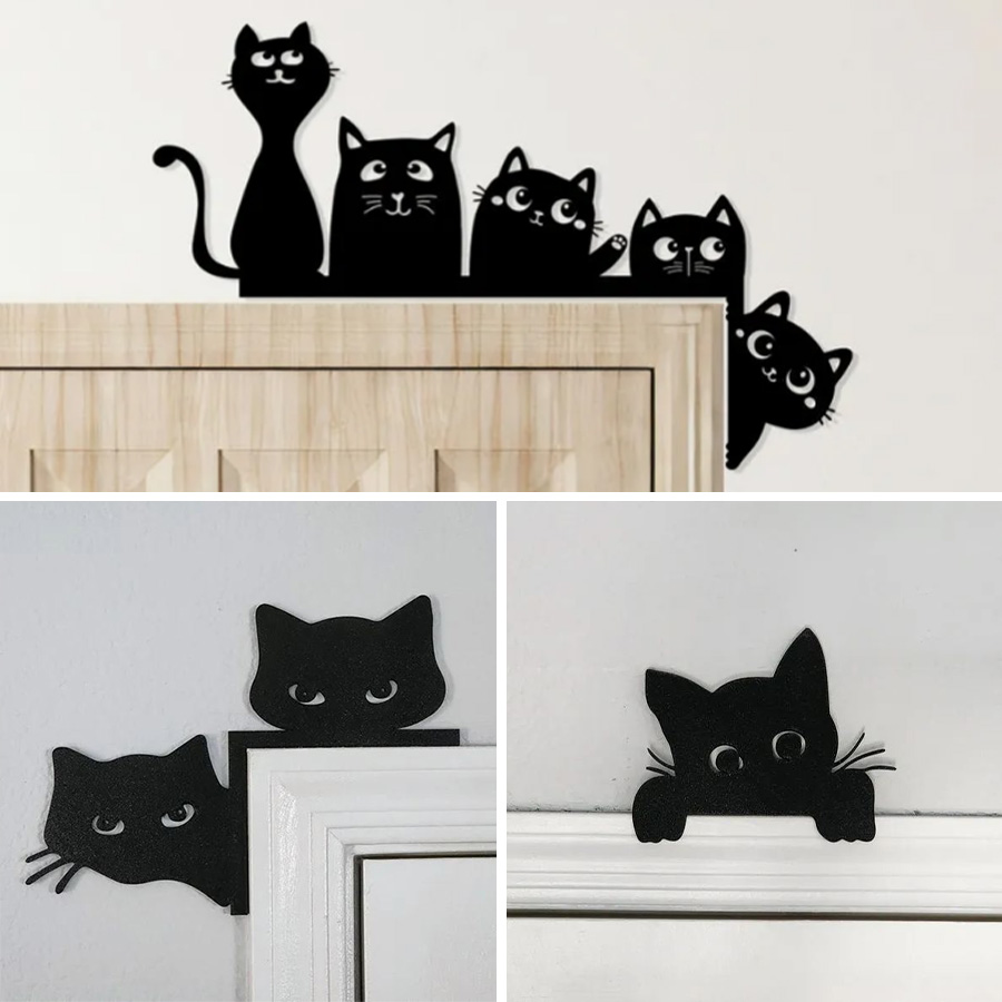 Cute Animals Metal Door Topper
