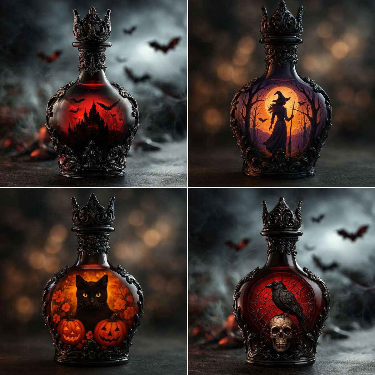 🔥Hot Sale - Haunted Halloween Limited Edition Whiskey Bottle