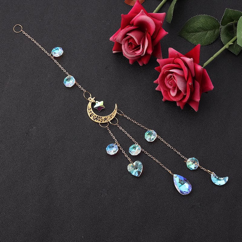 Sun Moon Hanging Crystal Sun Catchers