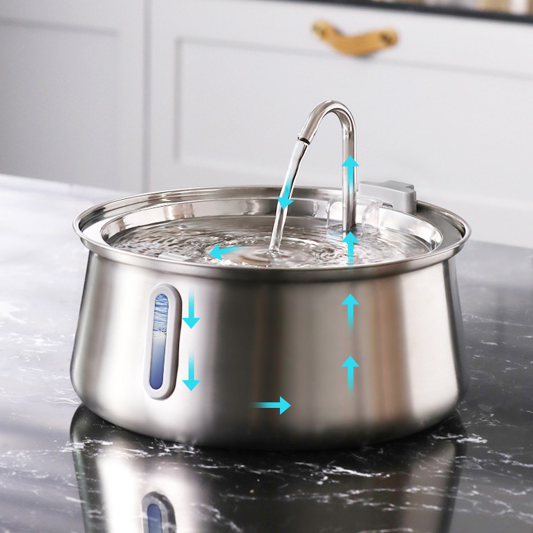 Petsboro™ Stainless Cat Water Fountain
