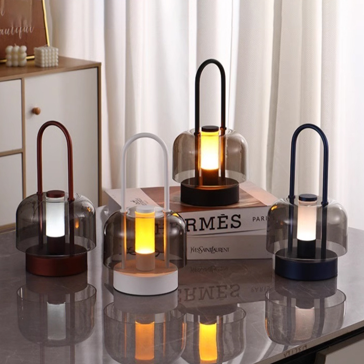 Portable Cordless Rechargeable Waterproof Atmosphere Desk Lamp