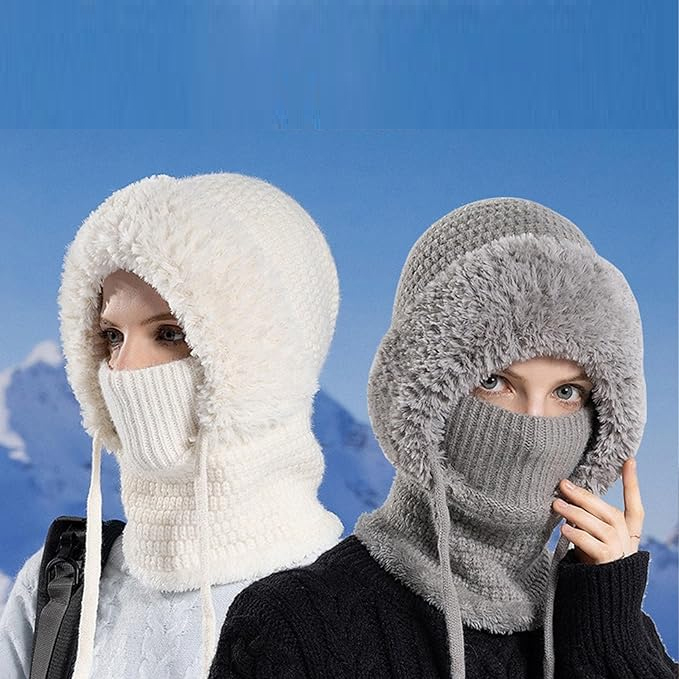 ❄️Women's Outdoors Windproof Scarf Hat