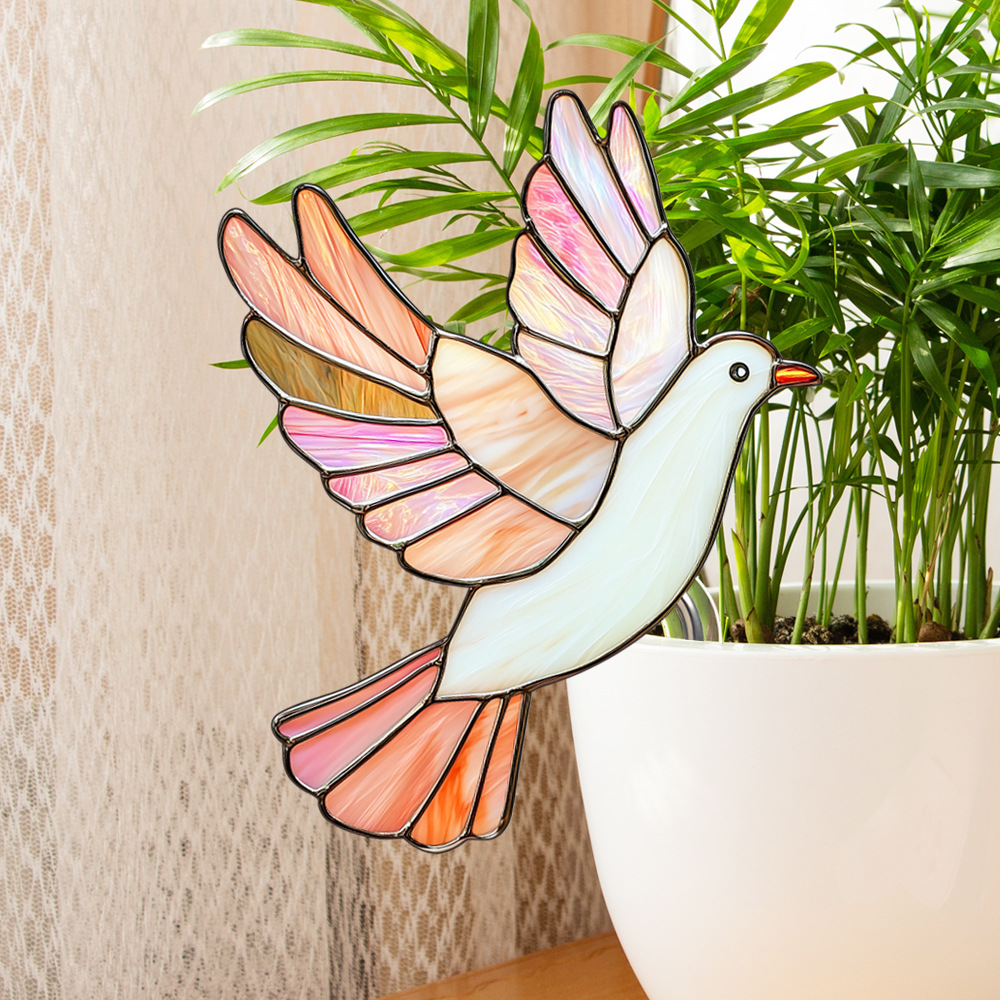 🔥Stained Glass Kingfisher Suncatcher Decoration