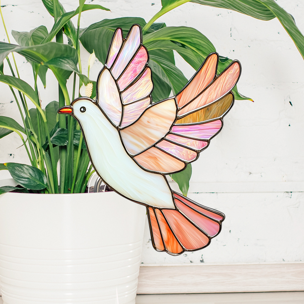 🔥Stained Glass Kingfisher Suncatcher Decoration