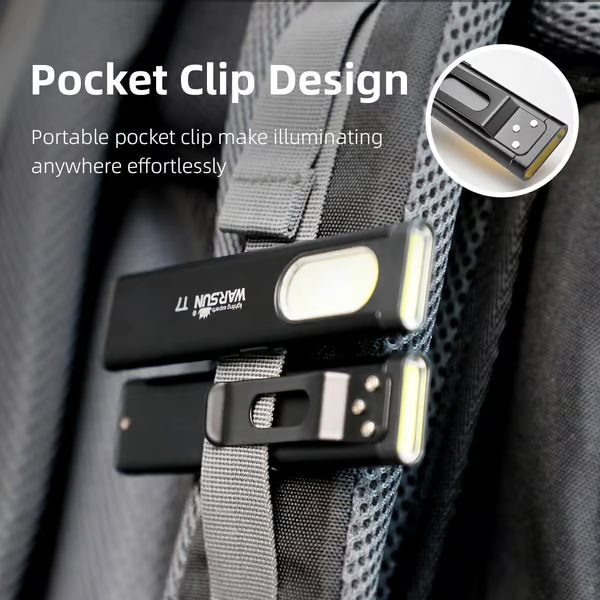 Compact Multi-Mode Pocket LED Flashlight