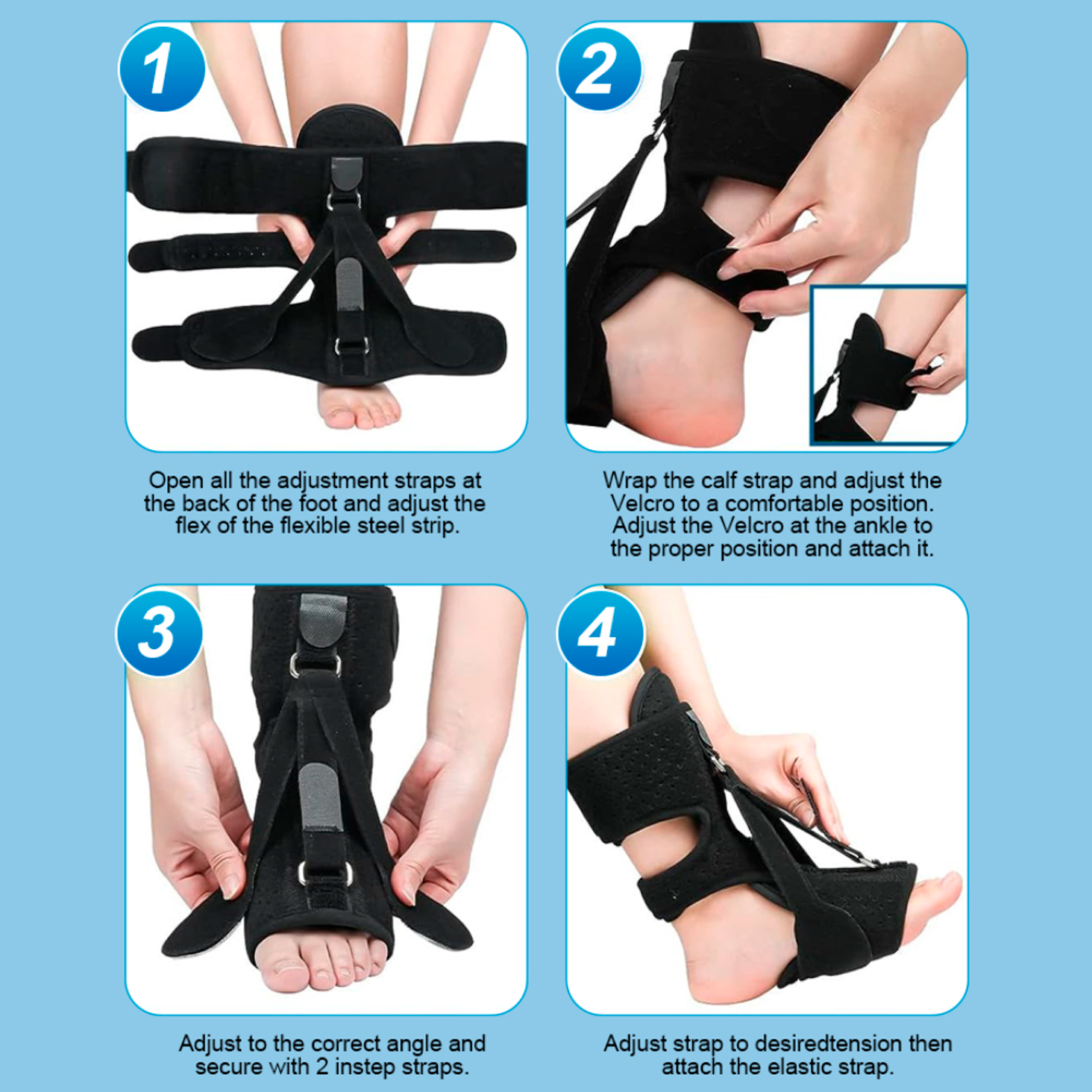 Plantar Fasciitis Night Splint-Planter Facetious Relief Brace