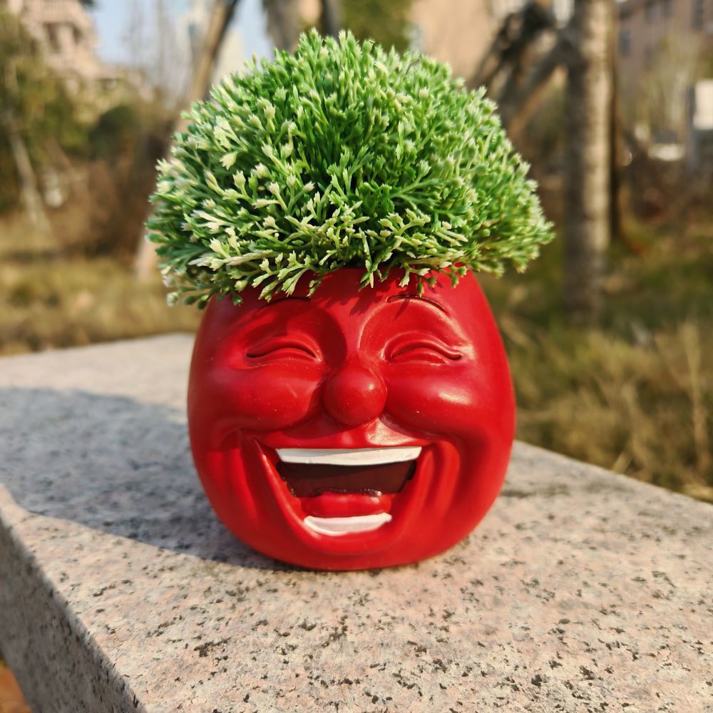 🥕 Funny Face Vegetable Planters – Whimsical Garden Decor 🌱✨
