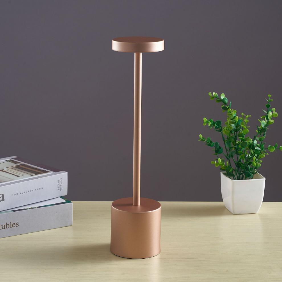 Cordless Dimmable Metal Table Lamp
