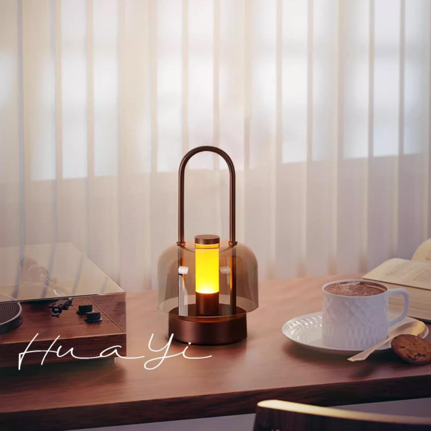 Portable Cordless Rechargeable Waterproof Atmosphere Desk Lamp