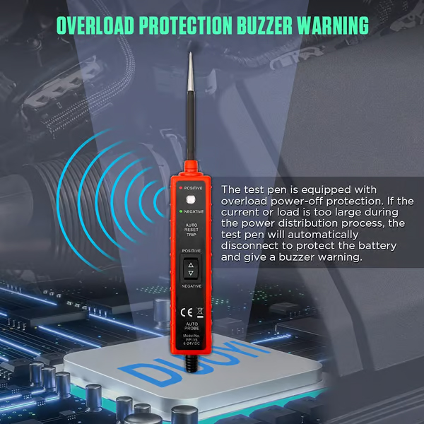 ⏰6-24V DC Automotive Electrical System Tester