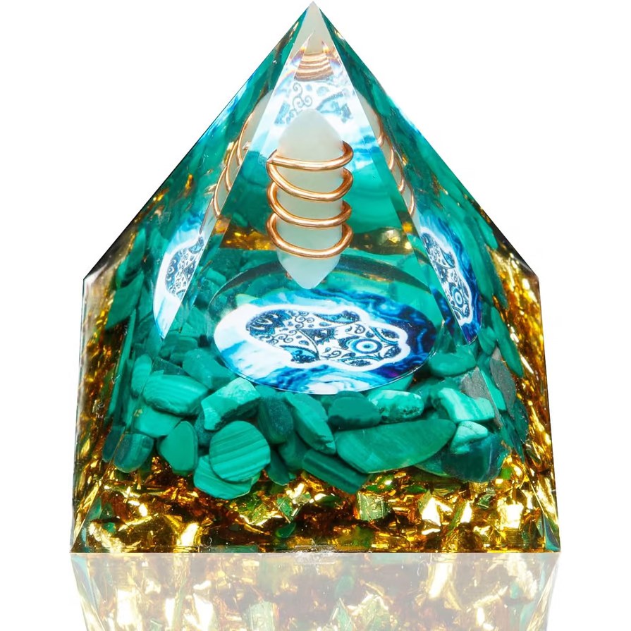 Small Healing Crystal Pyramid Porstive Energy Generator