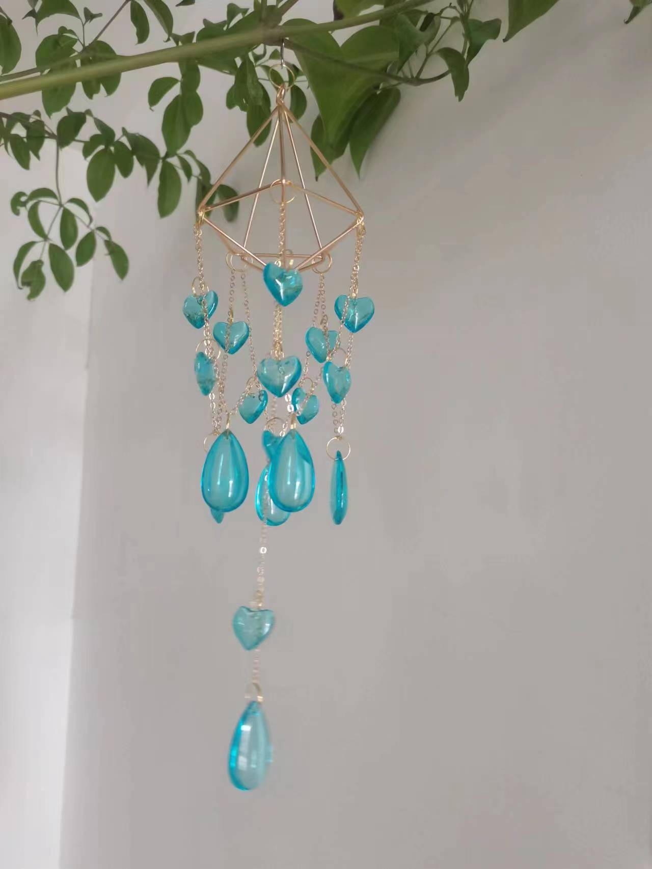 Sun Moon Hanging Crystal Sun Catchers