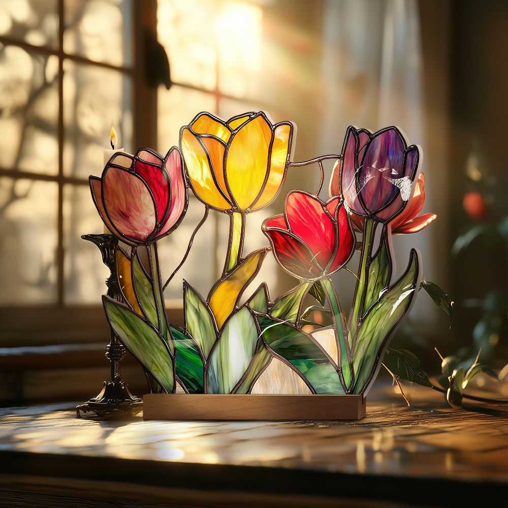 🌷🌼2024 NEW🌻🌺Painted Colorful Flower Pattern Decor💖