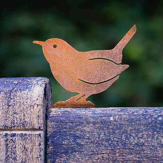 60% OFF - Rusty Metal Bird Silhouettes Garden Decoration